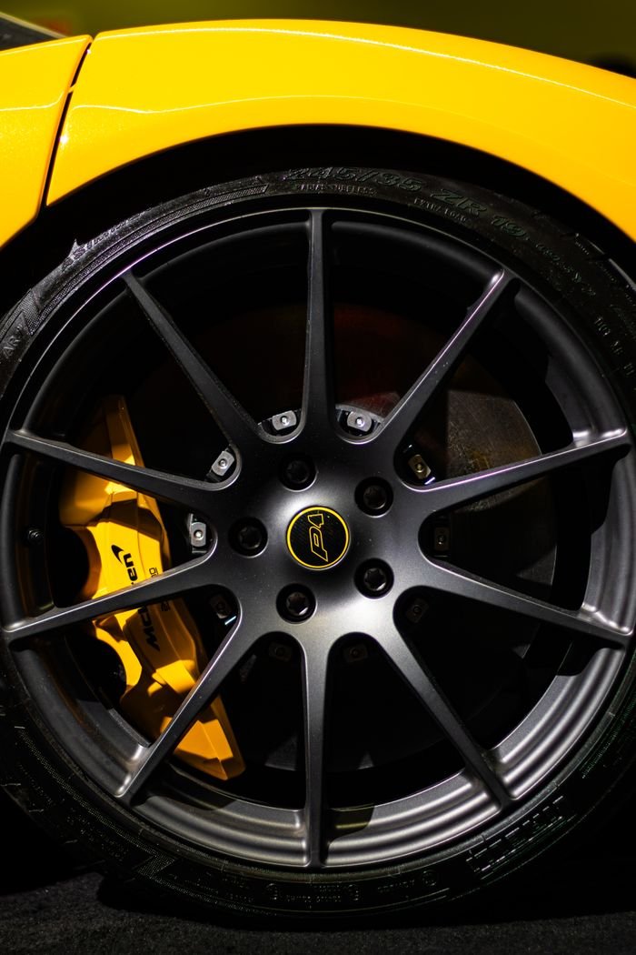 Crafting Captivating Headlines: Your awesome post title goes here Detailed view of a luxury sports car wheel showcasing sleek design and bright colors.